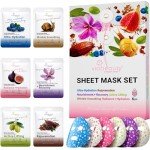 6 Pack Collagen Face Masks with Snail Mucin