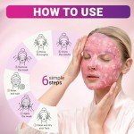 6 Pack Collagen Face Masks with Snail Mucin
