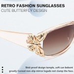 Trendy Butterfly Sunglasses for Women - UV Protection