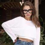 Oversized Square Blue Light Glasses for Women