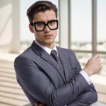 Oversized Square Blue Light Glasses for Women