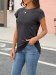 Cute Casual Cap Sleeve Tee for Women