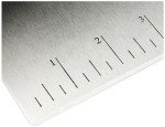 Stainless Steel Scraper/Chopper with Grip, 6-Inch