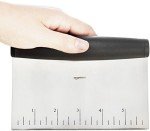 Stainless Steel Scraper/Chopper with Grip, 6-Inch