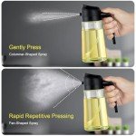 Olive Oil Sprayer and Dispenser with Stickers
