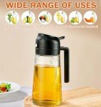 Olive Oil Sprayer and Dispenser with Stickers