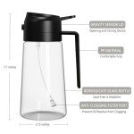 Olive Oil Sprayer and Dispenser with Stickers