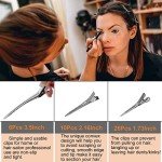 42Pcs Silver Hair Clips Set for Styling