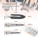 44PC Metal Duck Bill Hair Clips Set