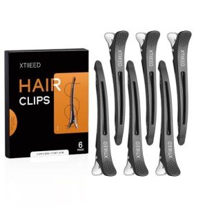 6 Pack Non-Slip Hair Clips for Styling