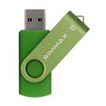 SIMMAX 5Pcs 8GB USB Flash Drive USB 2.0 Flash Drive Memory Stick Fold Storage Thumb Stick Pen Swivel Design(Five Mixed Colors: Black Blue Green Purple Red)(Mix Color1)