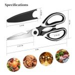 Heavy-Duty Stainless Steel Kitchen Shears