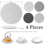 7" Heat Resistant Trivets for Kitchen Use