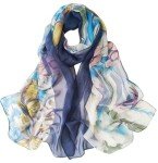 Floral Print Lightweight Scarves - 2 Pack