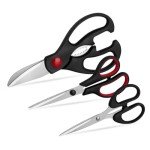 3-Pack Stainless Steel Kitchen Shears Set