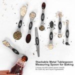 Magnetic Stainless Steel Measuring Spoons Set