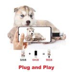 Vansuny 64GB Flash Drive 2 in 1 OTG USB 3.0 + USB C Memory Stick with Keychain Dual Type C USB Thumb Drive Photo Stick Jump Drive for Android Smartphones, Computers, MacBook, Tablets, PC