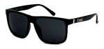 Black Oversized Horn Rim Sunglasses for Men