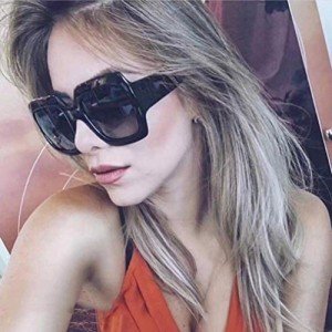 Trendy Oversized Square Sunglasses for Women