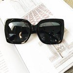 Trendy Oversized Square Sunglasses for Women