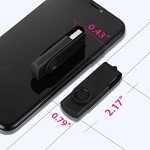 DataOcean 2 Pack 64GB USB 2.0 Flash Drive Memory Stick Thumb Drives Swivel Design(2 X 64GB: Black Silver)