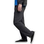 Hanes Men's EcoSmart Open Leg Pants with Pockets