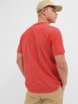 GAP Men's Pocket Crew T-Shirt - Fire Coral