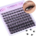 Wispy Cluster Eyelash Extensions - DIY at Home