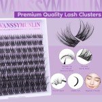 Wispy Cluster Eyelash Extensions - DIY at Home