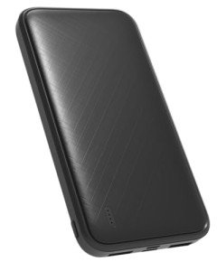 YUMGOOD Power Bank 10000mAh, Fast Charging Portable Charger Dual USB Slim Phone Battery Pack Powerbank for iPhone 15 14 13 12 11, Samsung Galaxy S23 S22 S21, Pixel, iPad (Black)