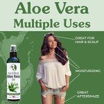 Organic Aloe Vera Gel - 8 Oz for Skin & Hair