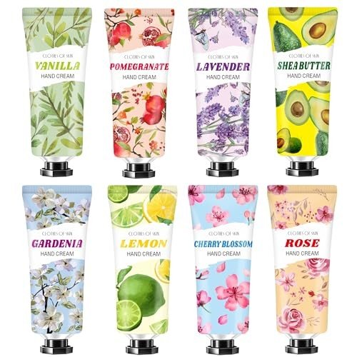 8 Pack Mini Hand Creams - Perfect Gifts