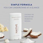 Native Deodorant with Coconut Vanilla, Natural Ingredients