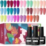 23-Piece Colorful Gel Nail Polish Set