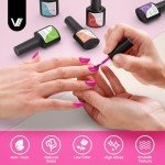 24-Piece Gel Nail Polish Set in 21 Colors