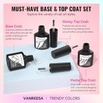 24-Piece Gel Nail Polish Set in 21 Colors