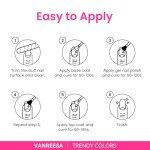 24-Piece Gel Nail Polish Set in 21 Colors