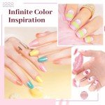 23-Piece Colorful Gel Nail Polish Set