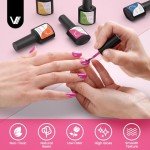 24 Color Gel Nail Polish Set - 24 Pcs