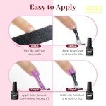 23-Piece Colorful Gel Nail Polish Set