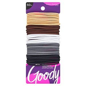 Ouchless Elastic Hair Ties – 50 Pack