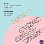 Ouchless Elastic Hair Ties – 50 Pack