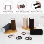 100 PCS No Damage Hair Ties in 5 Colors