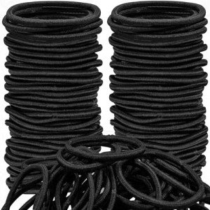 150 Count Black Hair Ties for Thick Hair