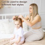 150 Count Black Hair Ties for Thick Hair