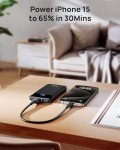GETIHU Power Bank, 3A High Speed 10000mAh LED Display USB C Portable Charger, Tri-outputs Battery Pack with Flashlight Compatible with iPhone 13 12 11 X Samsung Huawei Xiaomi iPad, etc[2022 Upgraded]