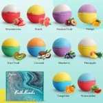 20-Piece Natural Bath Bombs Gift Set