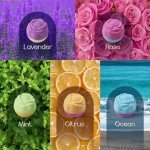 20-Pack Rose Bath Bombs with Essential Oils