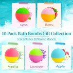 Colorful Bath Bombs Gift Set for Relaxation