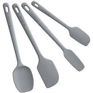Silicone Spatula Set - 4 Pieces, Heat Resistant